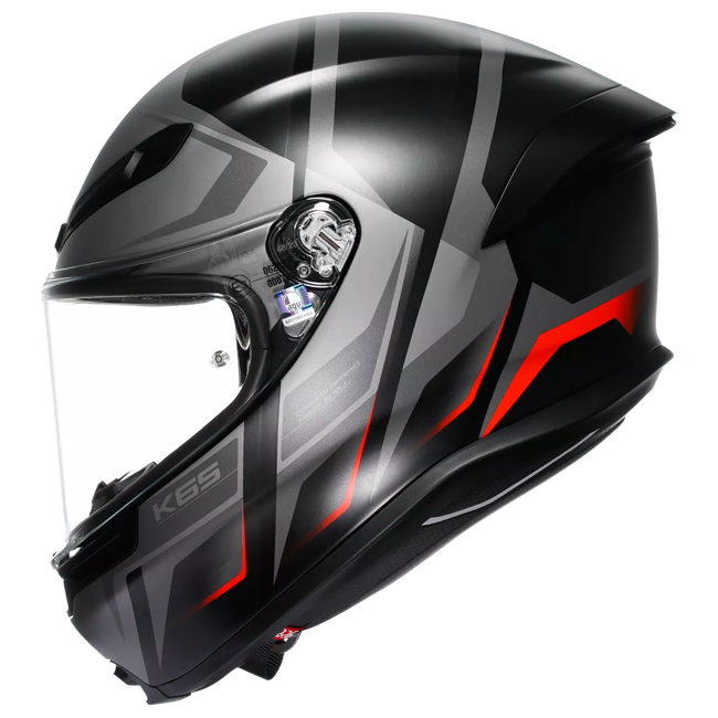 AGV K6 S Karve Black/Gray/Red – Lightweight. Safe. Sporty. – TGP MotoRacing