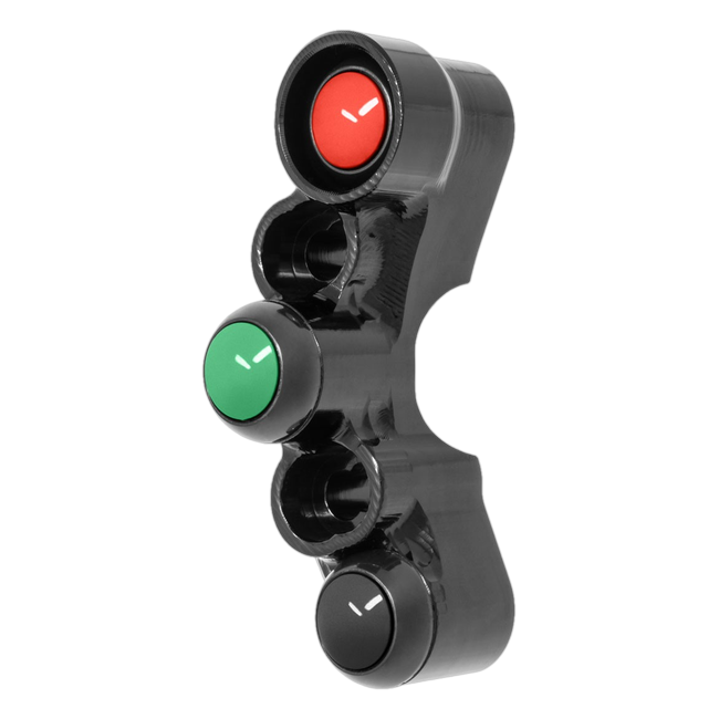 Lenkerschalter Street rechts JetPrime BMW S 1000 RR (15-26) JP PD BM008 – universelles Lochbild