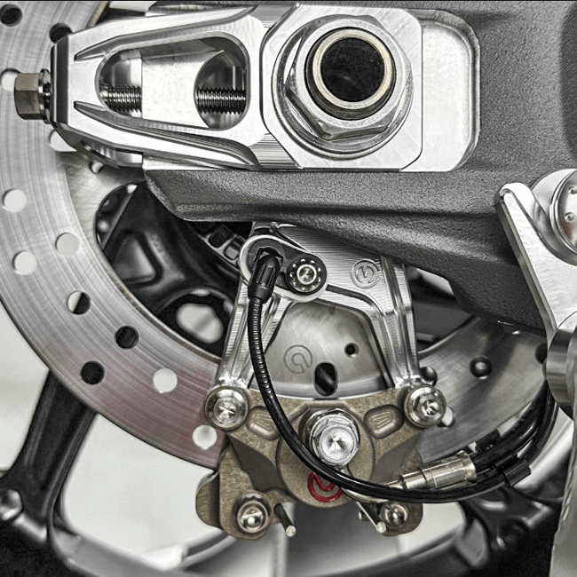 Kit de tensores de corrente com suporte de pinça de travão e Brembo P2-24 64mm X206001 Motocorse Ducati Panigale V4/S (2025) 