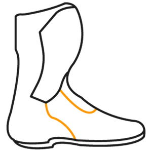 1x RST Tractech EVO D3O Short Botas (esquerda + direita)