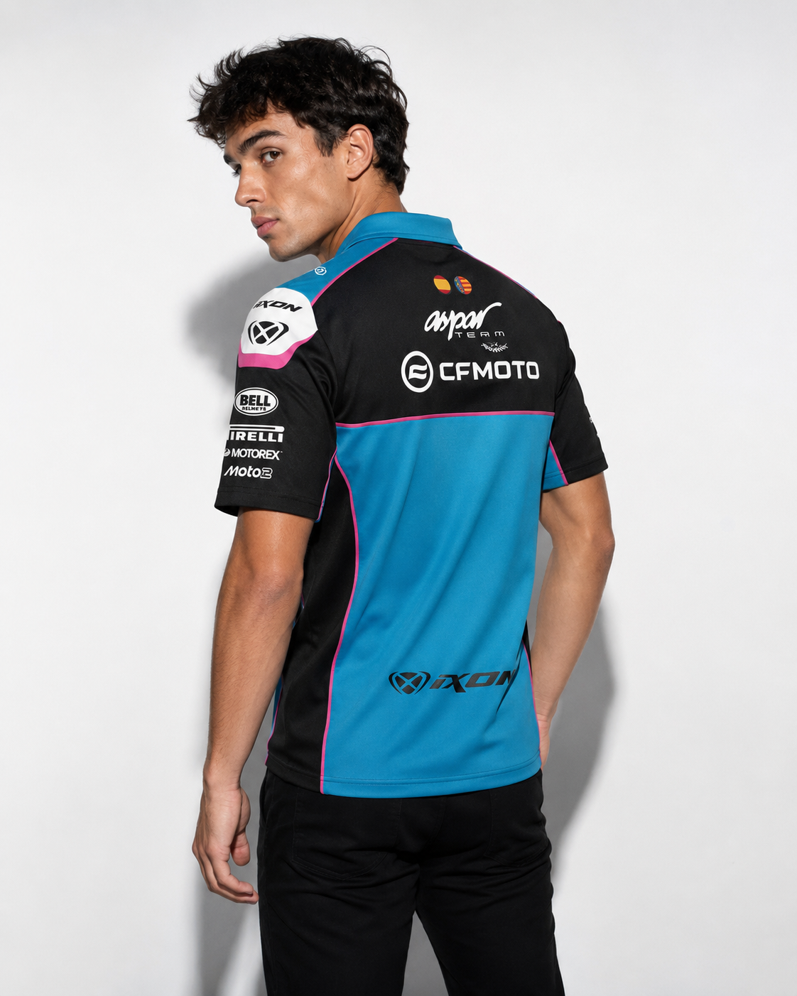 Polo de réplica do team CFMO​TO Aspar Racing Ángel Nieto 2026 IXON 