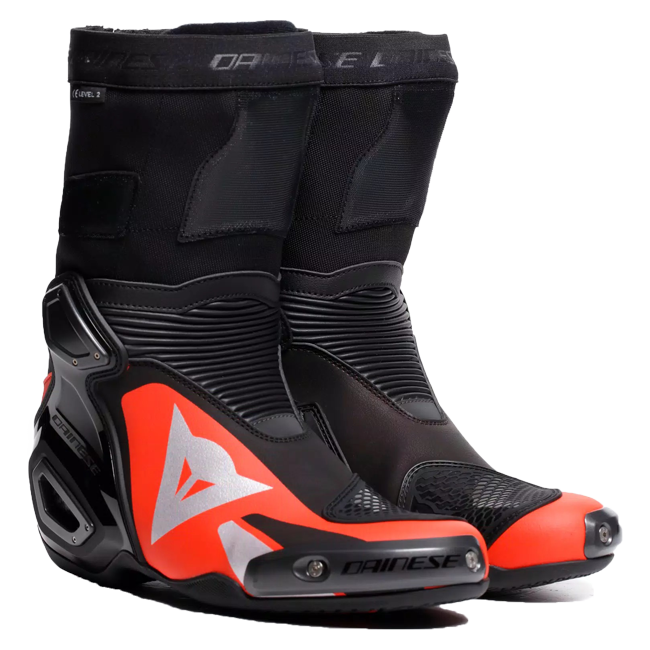 Botas de motociclismo Dainese Axial 2 Racing e Estrada | Homens | Preto/Vermelho | 20179000526280 