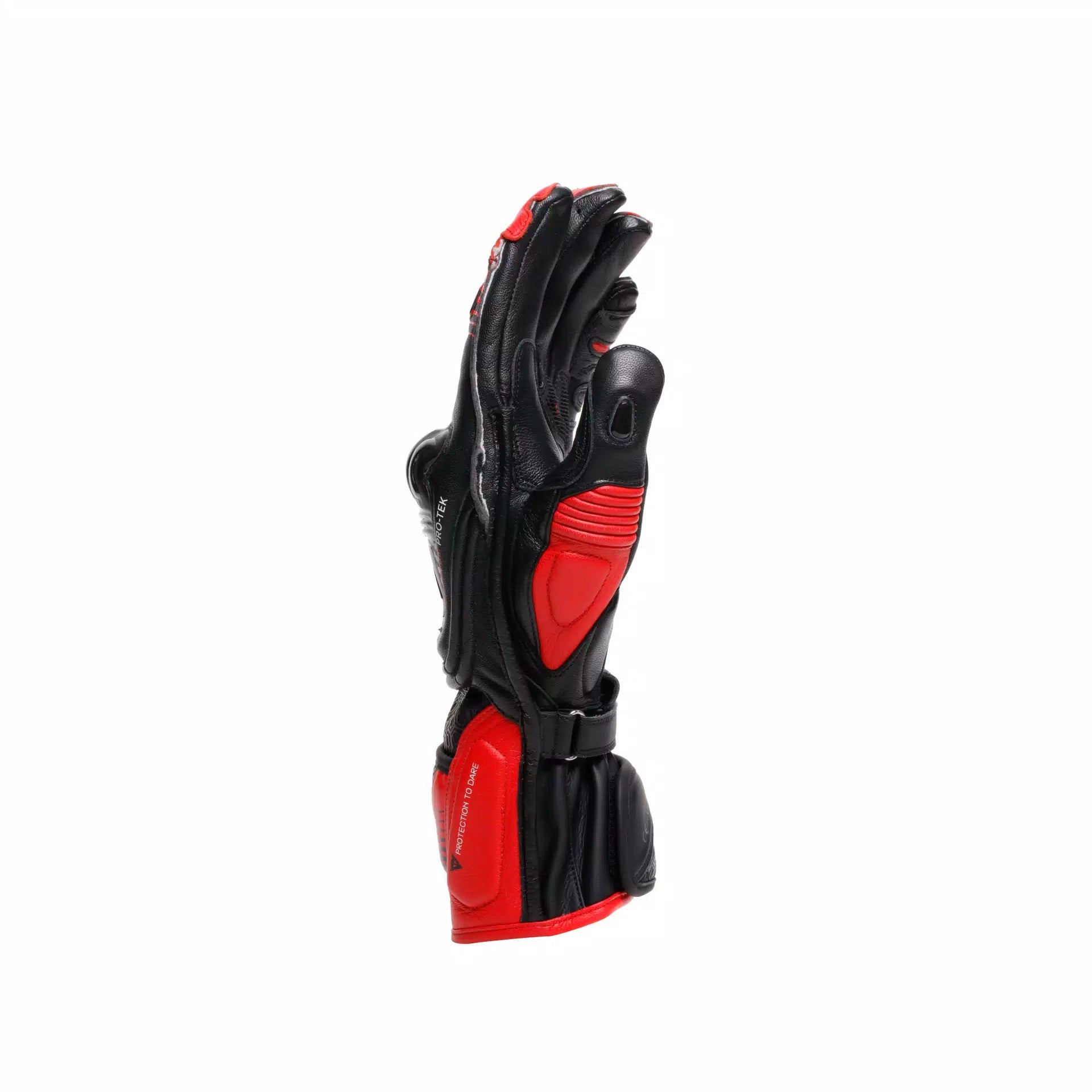 Luvas de couro para moto Dainese Fiero Racing | Masculino | Preto/Vermelho | 2018100025A7700 
