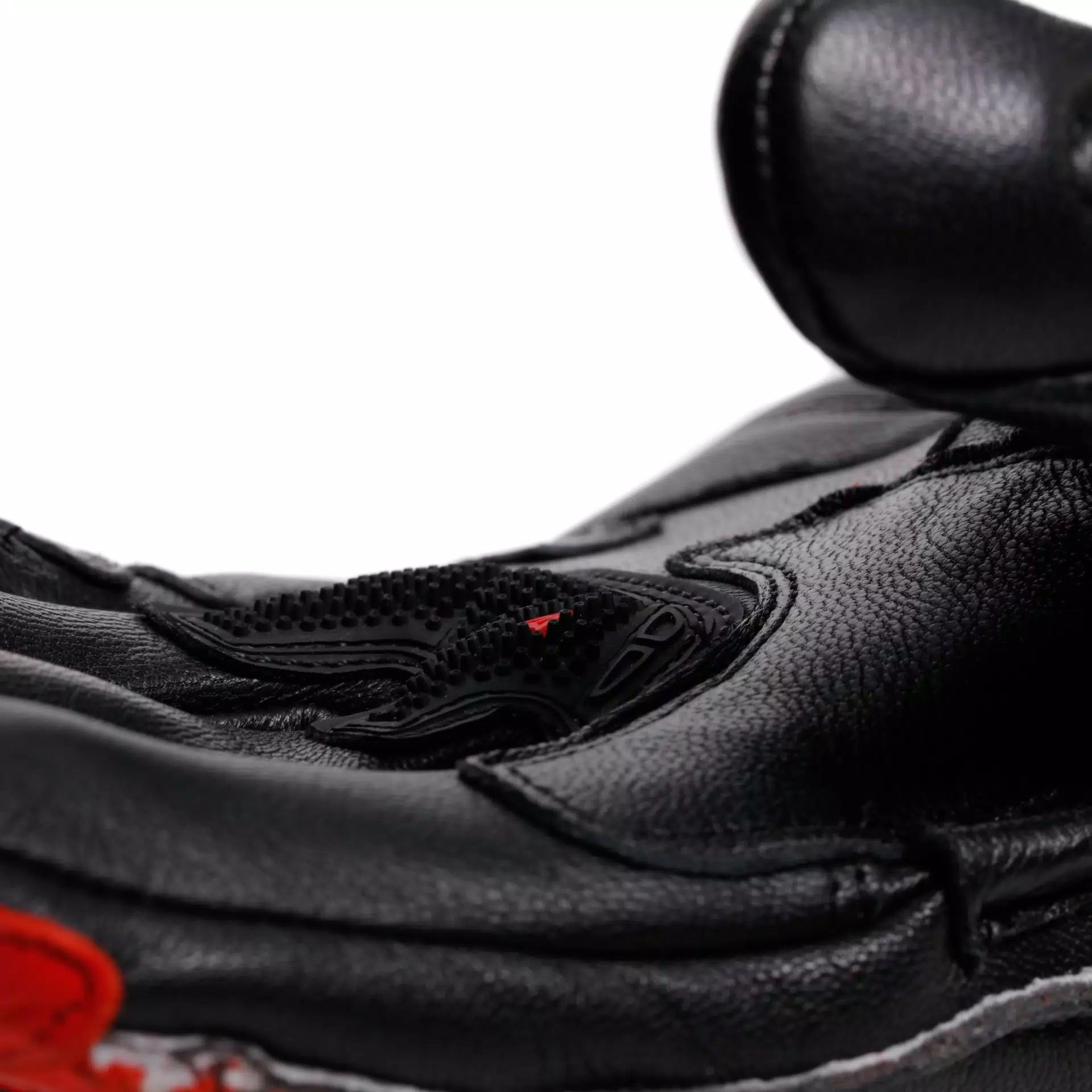 Luvas de couro para moto Dainese Fiero Racing | Masculino | Preto/Vermelho | 2018100025A7700 