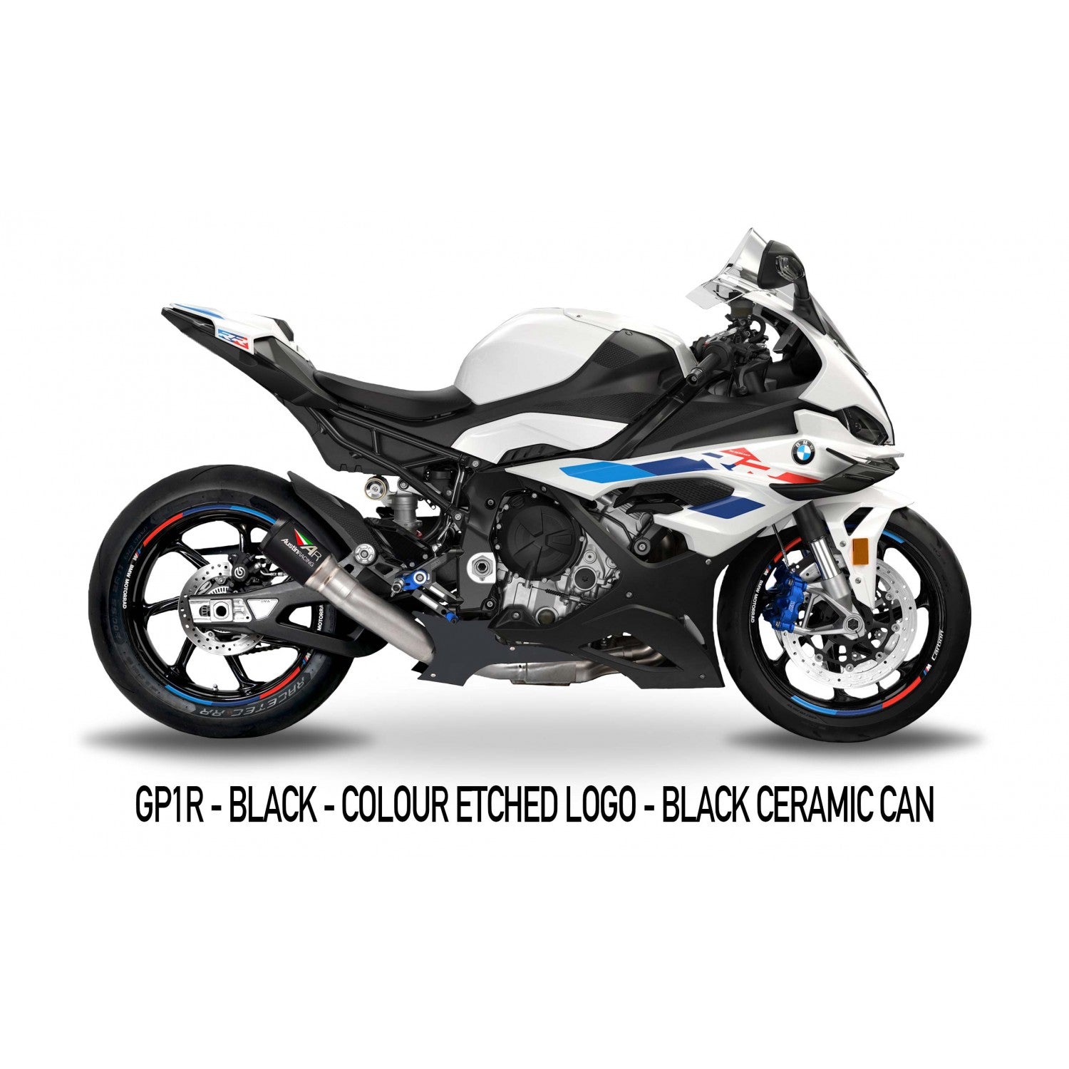 Austin Racing Slip-on (GP1R/GP2R/V3) + CAT replacement tube BMW S1000RR K67 (19-25)