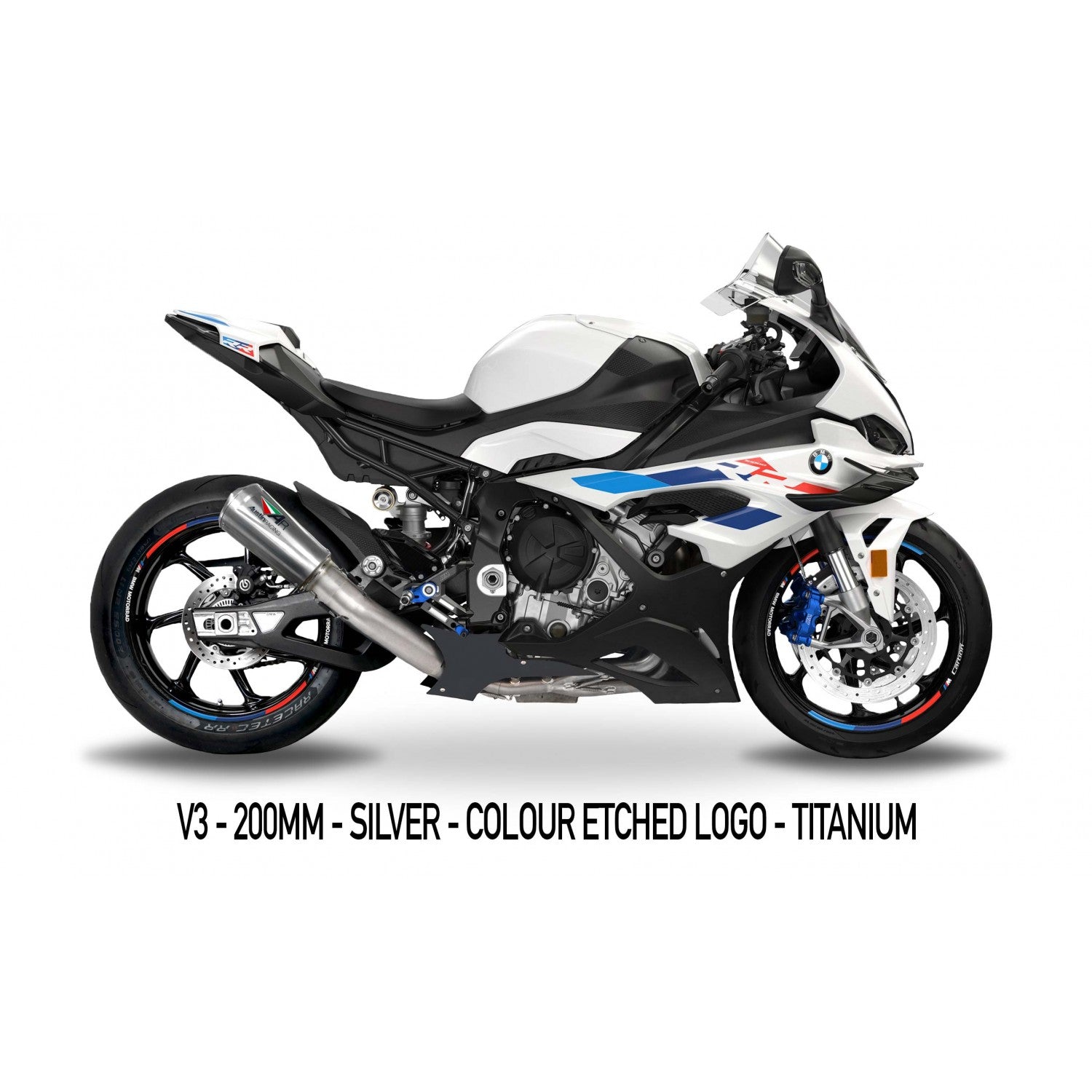 Sistema de escape completo em titânio Austin Racing (GP1R/GP2R/V3) BMW S1000RR K67 (19-26) 
