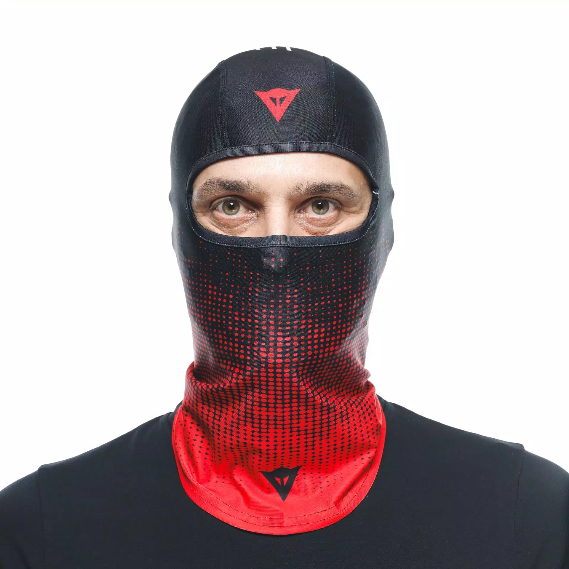 Dainese Balaclava Preto/Vermelho com Logotipo Dainese | 201910000681L001 