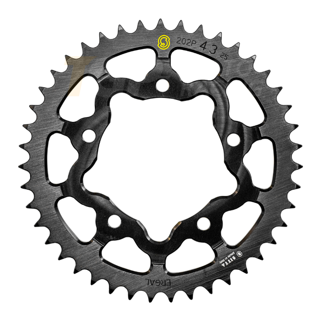 Sitta Roda de Cadena em Alumínio Aprilia RS 660 (20-26) (202P) – 37-48 Dentes, 525 Divisão 