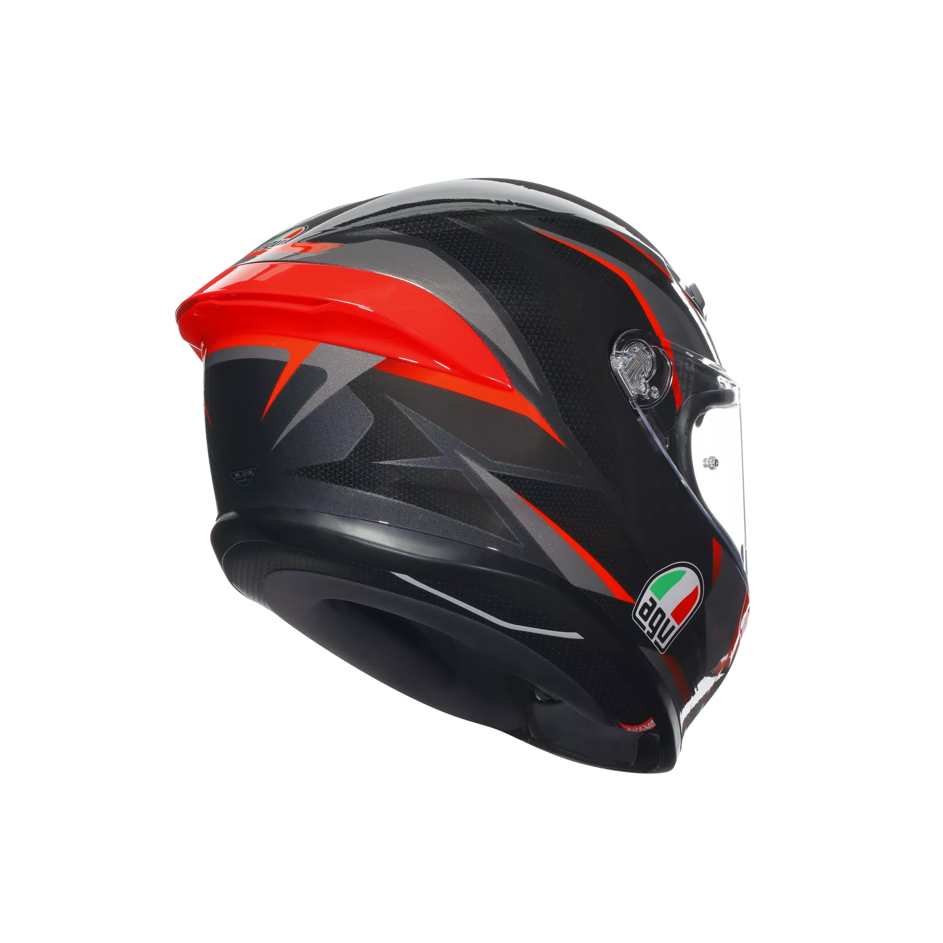 agv k6 ms Rapid 46 Helmet Black Yellow Its carbon and aramid fiber shell ensures the very best protective performance in its category and makes it the lightest full AGV K6 S motorcycle helmet