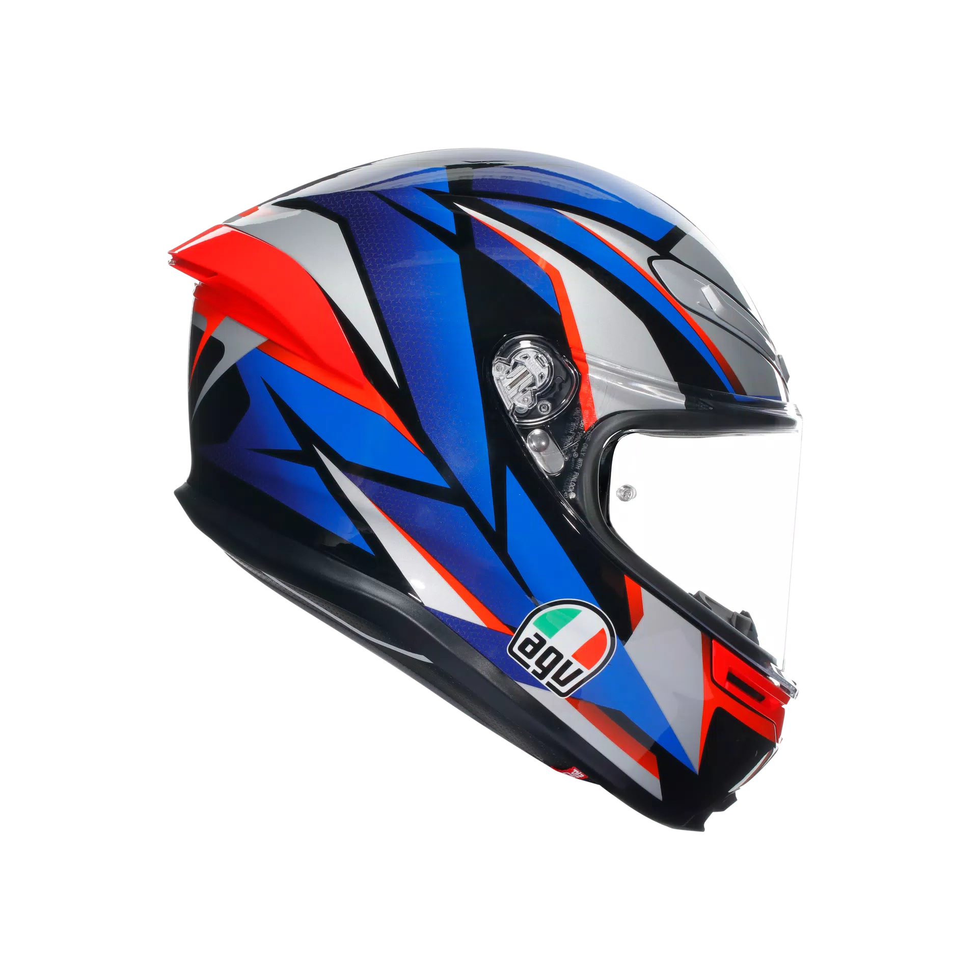 AGV K6 S Capacete Slashcut Preto/Azul/Vermelho | 2118395001015 