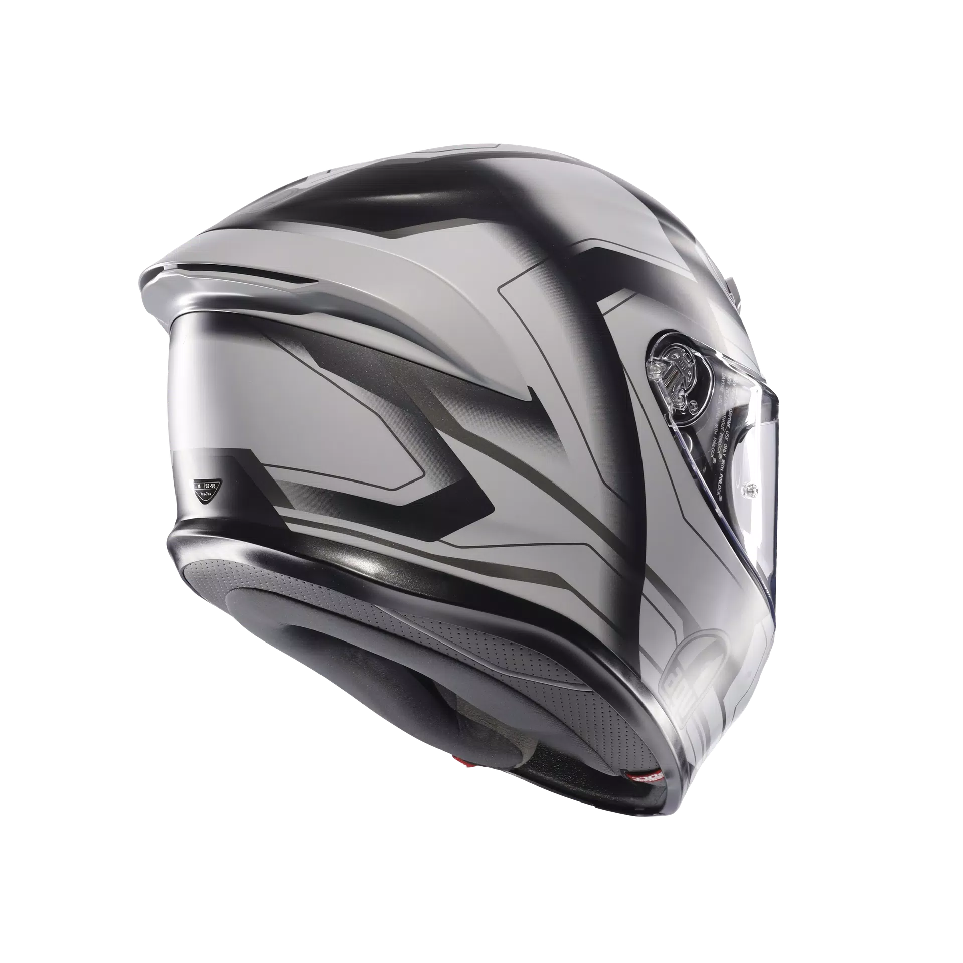 AGV K6 S Capacete Ultrasonic Preto Mate/Cinza | 2118395001021 