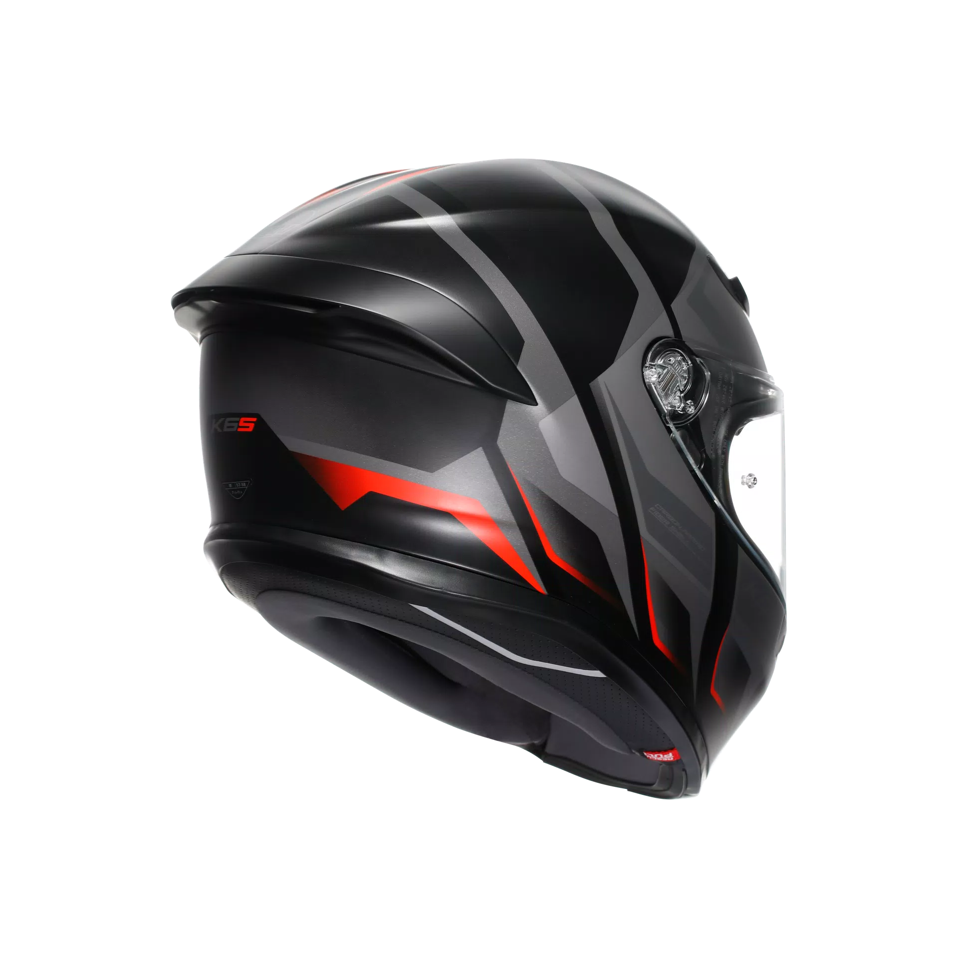 AGV K6 S helmet karve matt black/gray/red | 2118395001024