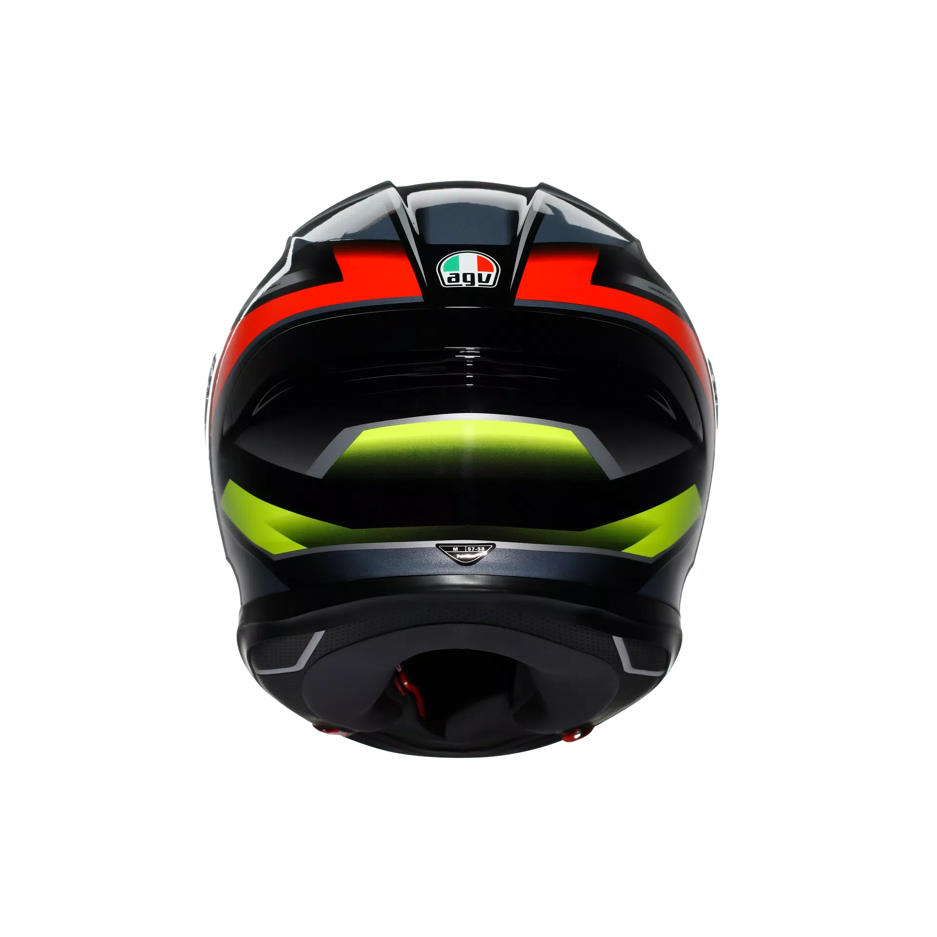 AGV K6 S Helmet Erazer Black/Red/Fluorescent Yellow | 2118395001026 