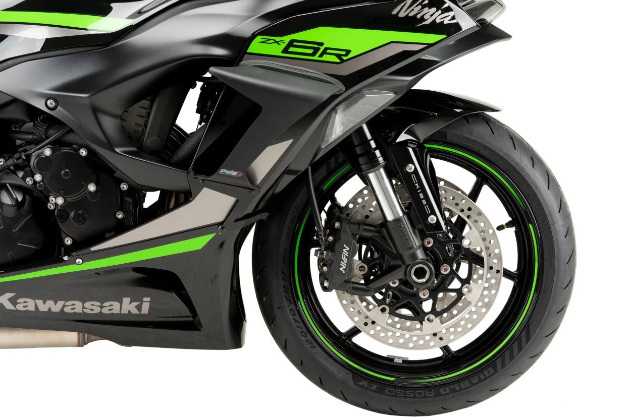 Spoilers laterais Puig Winglets Downforce Kawasaki ZX-6 R (24-25) 