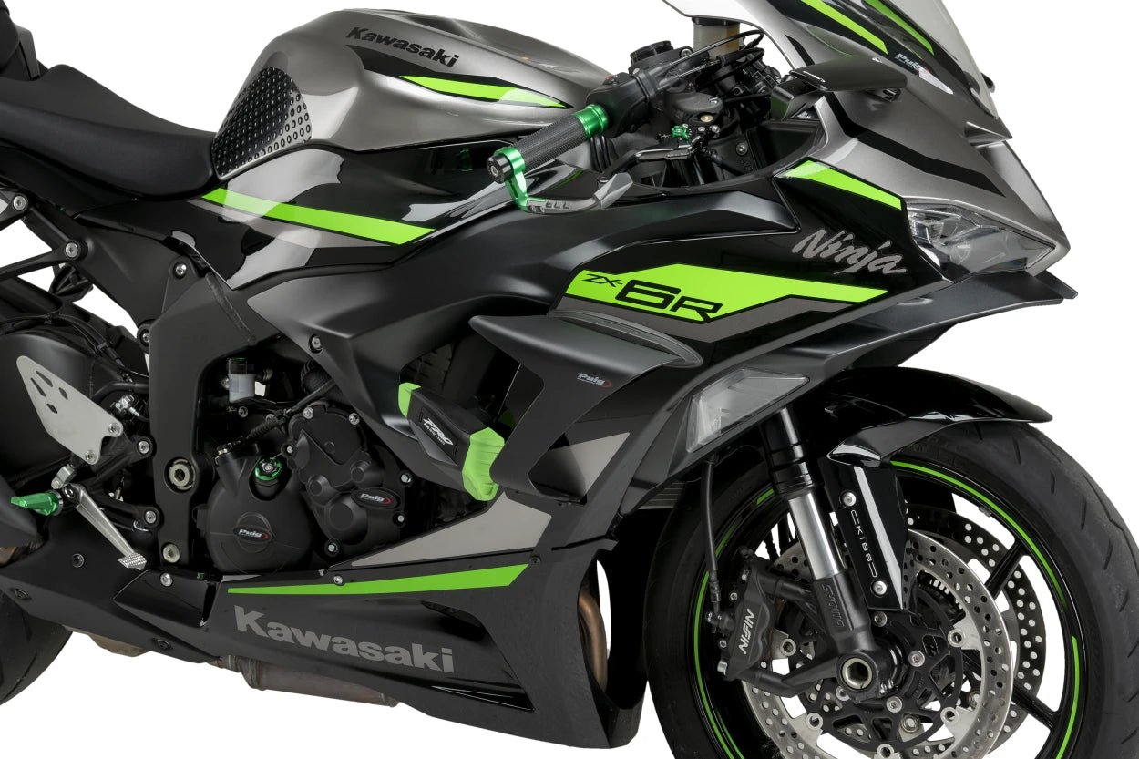Spoilers laterais Puig Winglets Downforce Kawasaki ZX-6 R (24-25) 