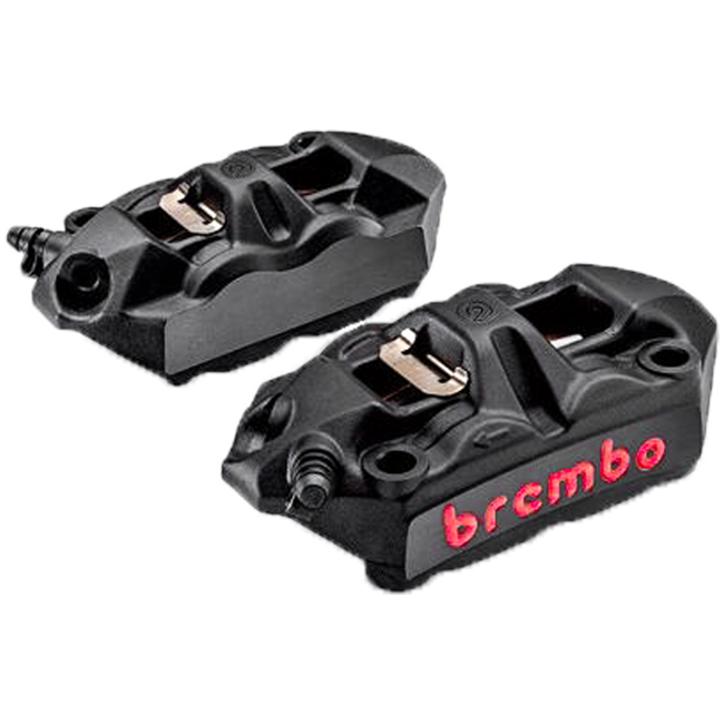 Kit de pinças de travão Brembo Radial M4 Monoblock Preto 100mm 220988550 