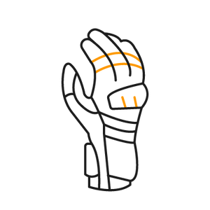 1x Handschuh Set (links + rechts)