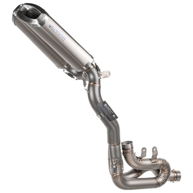 Spark Exhaust Halbkomplette Anlage Untersitz Rechteckig Satz Titanium Ducati V4/V4 R/V4 S (18-24) GDU8838T