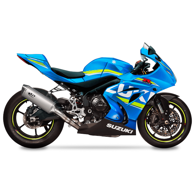 Spark Exhaust Komplettanlage Racing Force 350 mm Titanium Suzuki GSX-R 1000 (17-26) GSU8804T
