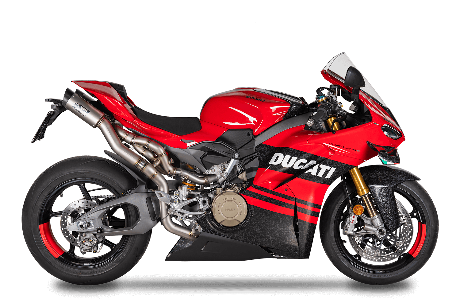Sistema de Escape Completo em Titânio para Ducati Panigale V4/S (25-26) GDU8854T 