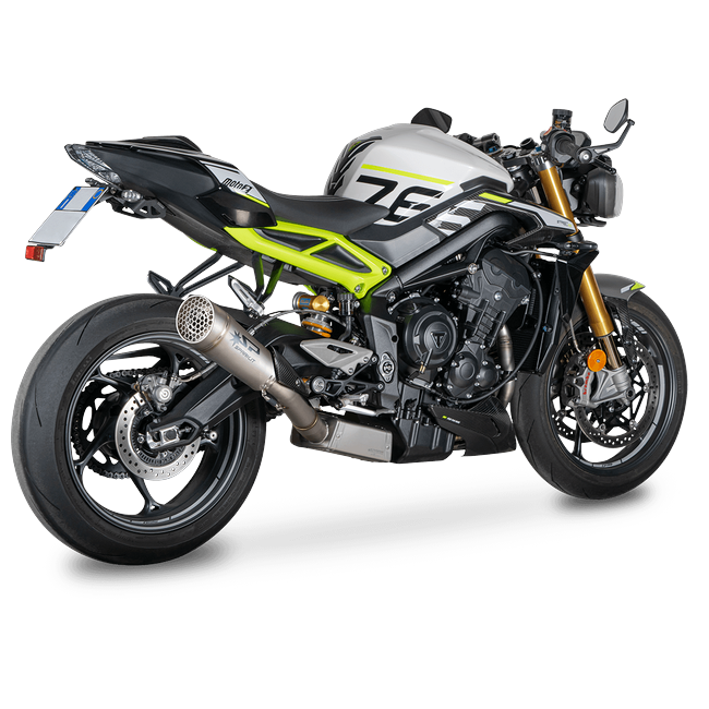 Spark Exhaust Komplettanlage Grid-O Euro5+ Lateral Mount Triumph Street Triple 765 R/RS (23-26) GTR8825TOM