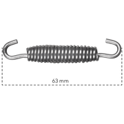 Spark Exhaust Schelle Universal Spring 63 mm Without Rubber MOLLA02