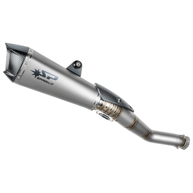 Spark Exhaust Halbkomplette Anlage Konix Evo WSSP Group Titanium Triumph Street Triple 765 R/RS (19-26) GTR8828ST