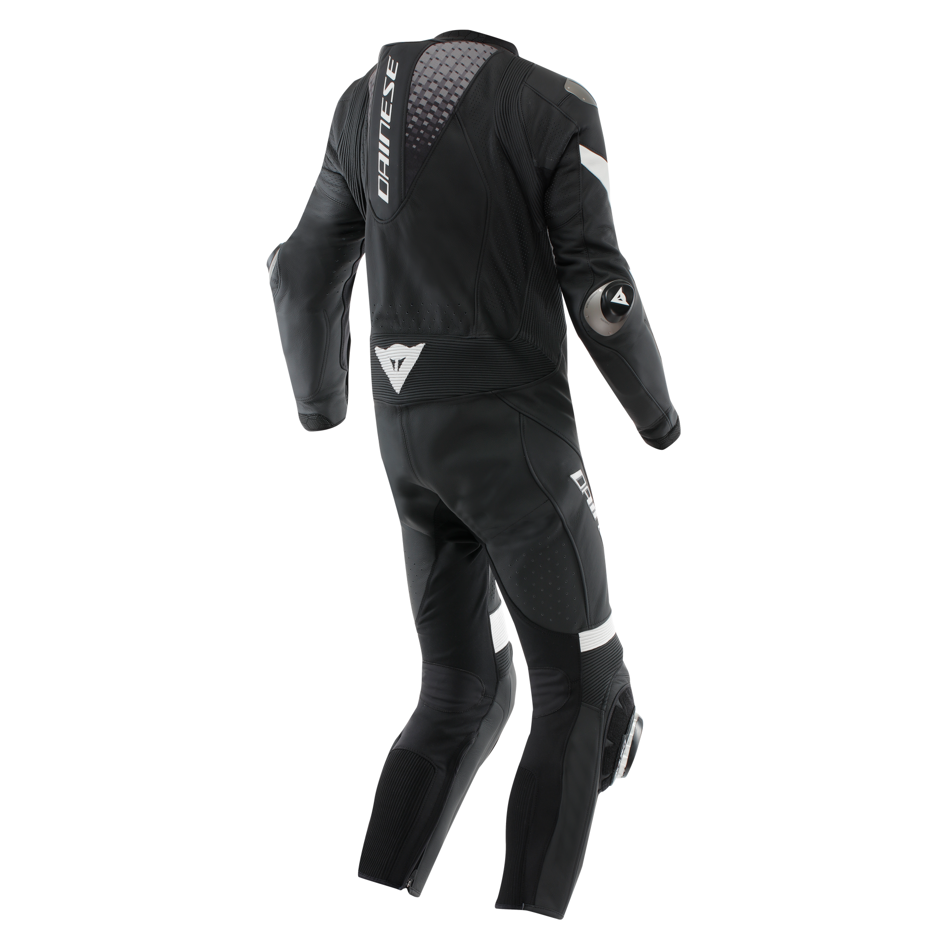 Dainese Laguna SECA 6 one -piece leather combination - perforated racing suit | Men | Black-and-white
