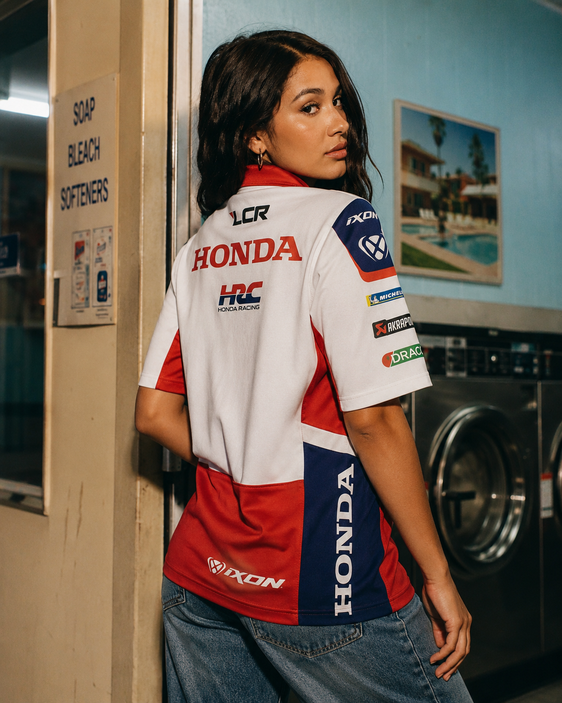 Polo Replica da equipa de corridas LCR Honda 2026 IXON 