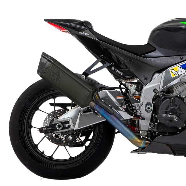 Kit de Escape Arrow Slip-On Pista Titanium Dark Aprilia RSV4 1100 Factory (19-20) 71001PTN 