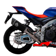 Kit de Escape Arrow Slip-On Pista Aço Inoxidável Dark Aprilia RSV4 1100 Factory (21-26) 71004PTN 