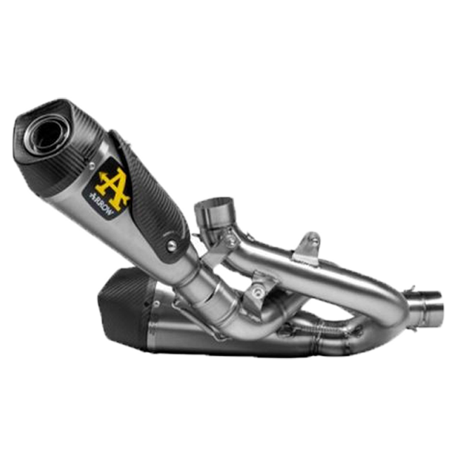 Sistema de escape semi-completo em aço inoxidável Arrow para Ducati Panigale V4/S/R (18-24) 71161PK 