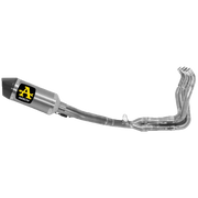 Sistema de escape completo Arrow Competition em aço inoxidável para Yamaha YZF-R3 (15-20) 71180CKZ 