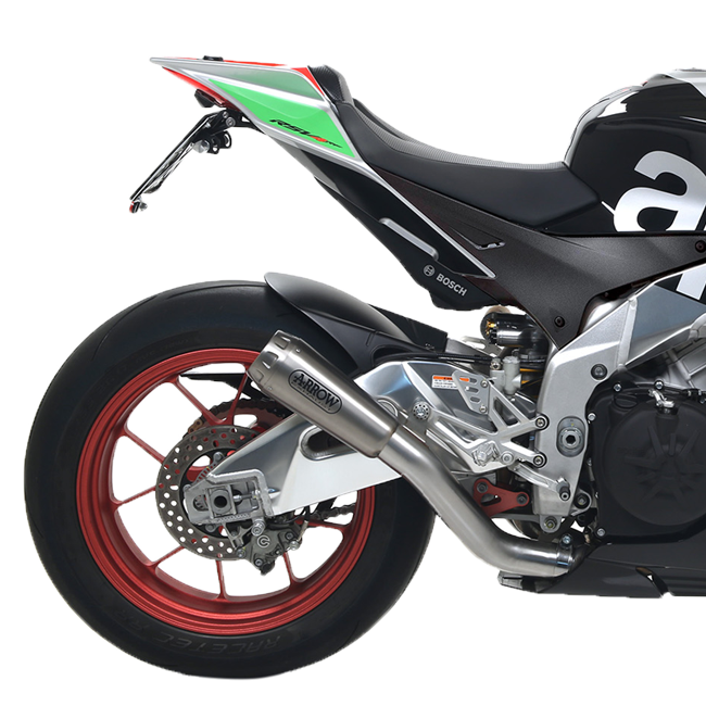Kit de Escape Arrow Slip-On Pro-Race em Aço Inoxidável para Aprilia RSV4/RR/RF (17-18) 71214PRI 