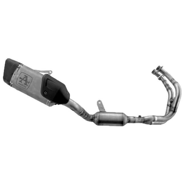 Sistema de escape completo Arrow Competition em aço inoxidável para Yamaha YZF-R7 (21-25) 71231PTZ 