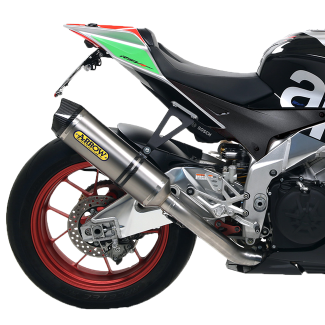 Escape Arrow Slip-On Race-Tech Titanium Aprilia RSV4/RR/RF (17-18) 71744PK 
