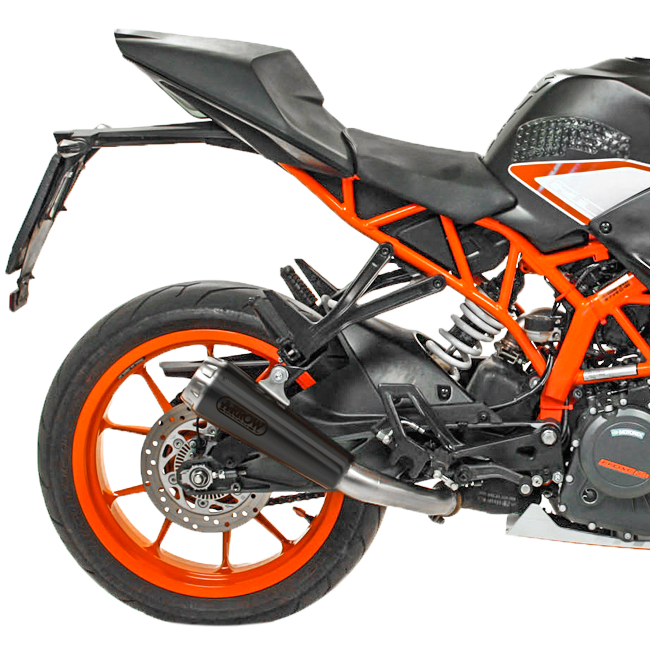Kit de Escape Slip-On Pro-Race em Aço Inoxidável Dark KTM RC 390 (17-20) 71860PRN 