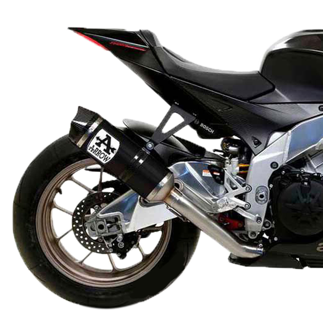 Arrow Slip-On Race-Tech Alumínio Escuro Aprilia RSV4 1100 Factory (19-20) 71906AKN 