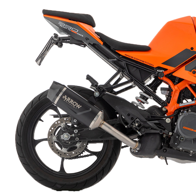 Escape Arrow Slip-On Indy-Race Alumínio Escuro KTM RC 390 (22-25) 71957AKN 