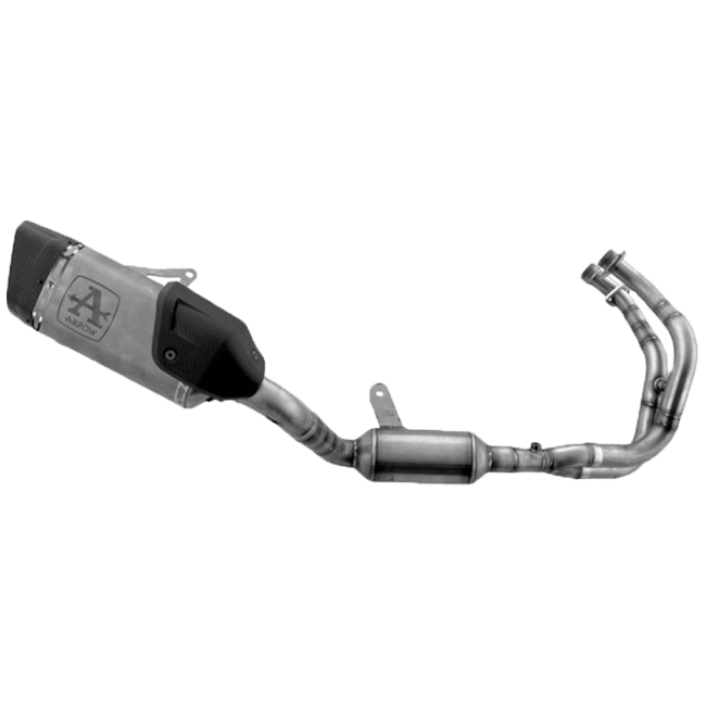 Sistema de escape completo Arrow Pista em aço inoxidável Yamaha YZF-R7 (21-25) 71958PKW 