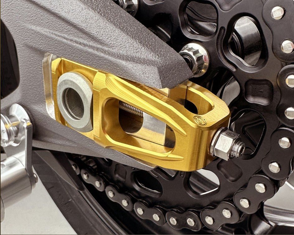 Kit de tensionador de corrente com suporte para pinça de travão e Brembo P2-30 69.5 mm XA6H530 Motocorse Ducati Panigale V4/S (2025) 