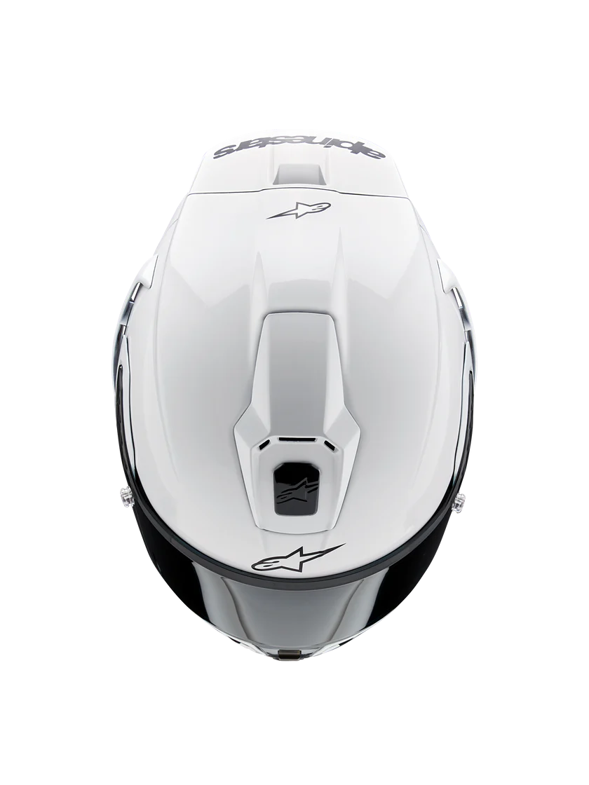 Capacete Alpinestars Supertech R10 Solid Branco Brilhante 8200124-2170 