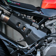 Protetor de escape em carbono para sistema de escape SSP Akrapovic Feel Racing Ducati Panigale V2 955 (20-24) FR.460.111 