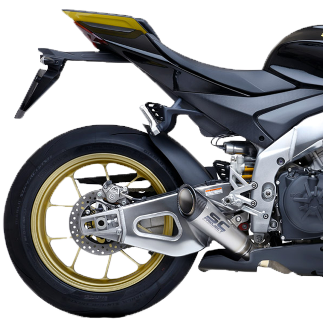 SC-Project Slip-On S1 Aprilia RSV4 1100 Factory (21-24) A27A-T41T 