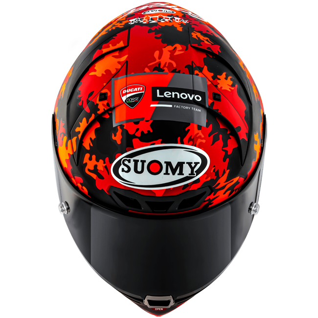 Suomy S1-XR GP Capacete Francesco Pecco Bagnaia Replica 2025 K6SX0018 