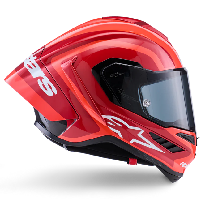 Alpinestars Supertech R10 Capacete Arius Duplo Vermelho brilhante 8203926-1683 