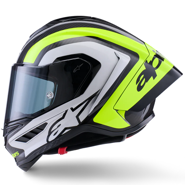 Alpinestars Supertech R10 Capacete Arius Amarelo Fluo Brilho 8203926-1699 