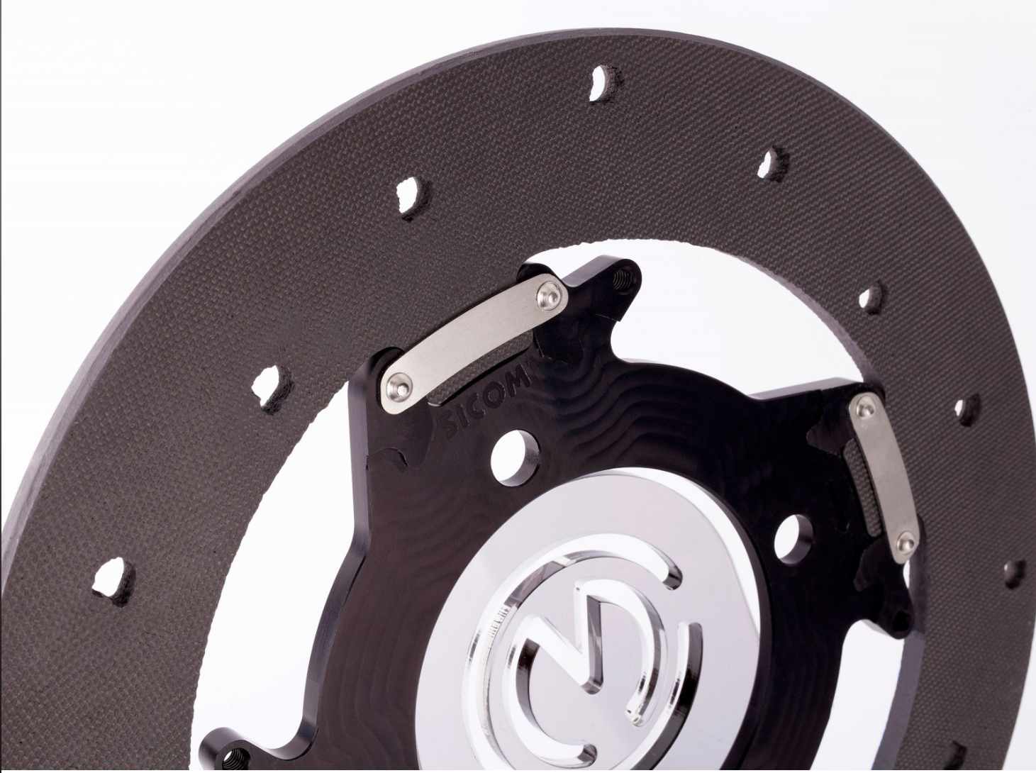 Kit SICOM Carbono-Cerâmica Traseiro-Discos de Travão T-Drive 245x6mm Ducati Panigale V2 955 (20-24) 