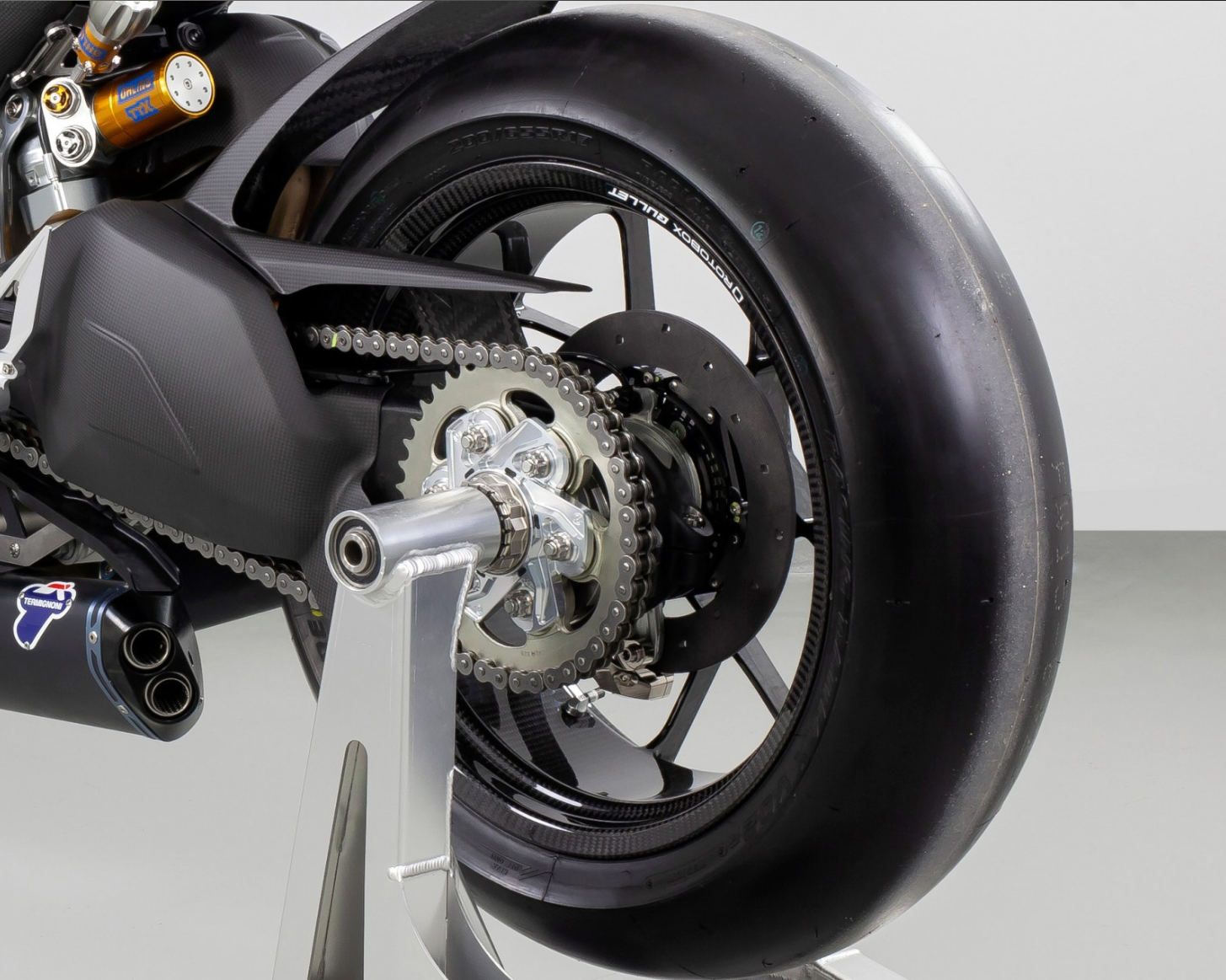 SICOM Carbon-Ceramic Rear Wheel-Brake Discs T-Drive 245x6mm Kit Ducati Panigale V2 955 (20-24) 