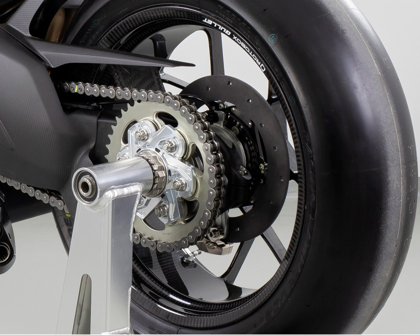 SICOM Carbon-Ceramic Rear Wheel-Brake Discs T-Drive 245x6mm Kit Ducati Panigale V2 955 (20-24) 